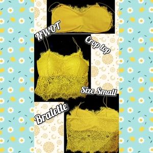 NWOT crop top/ bralette